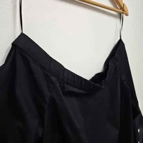 1. STATE Black Off the Shoulder Bell Sleeve Blouse Size M Flowy Boho Chic - Picture 5 of 7